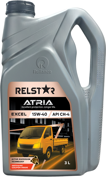 Product image of RELSTAR ATRIA EXCEL 15W-40 Three Wheeler Engine Oil